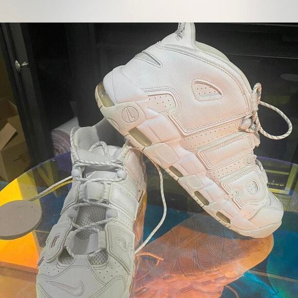 Nike Other - Nike Air More Uptempo Triple White Size 13